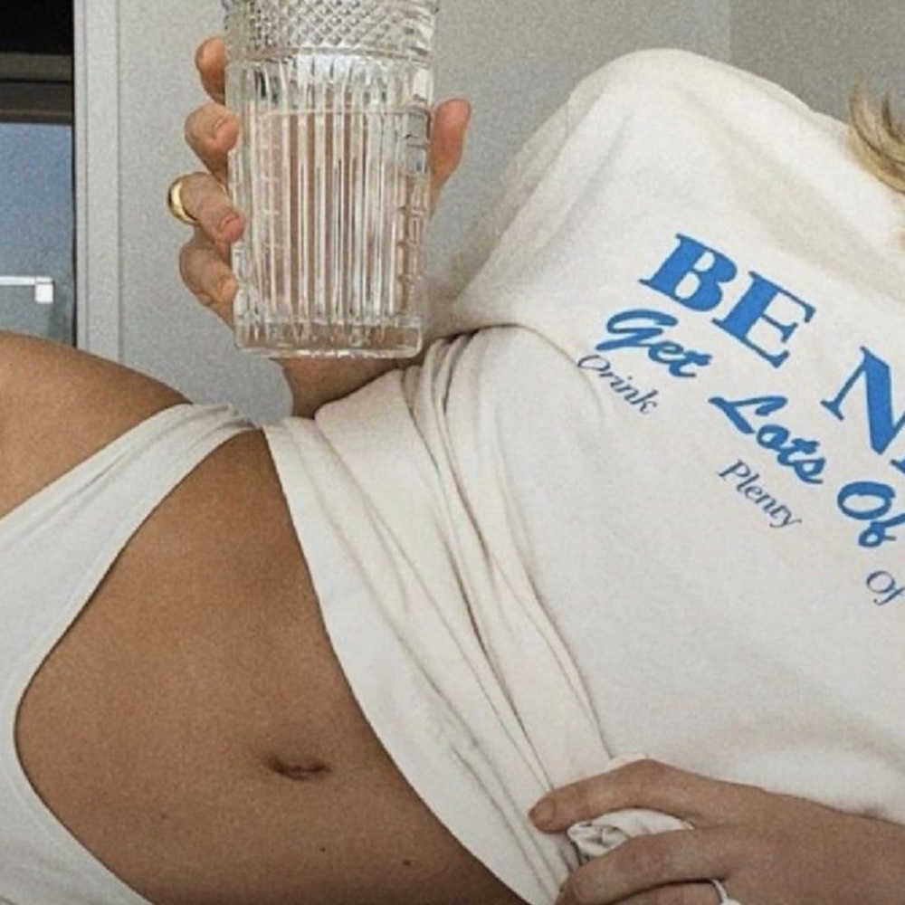 NWT Be Nice Oversized T-Shirt/Dress (Natural/Ivory) - Picture 6 of 13